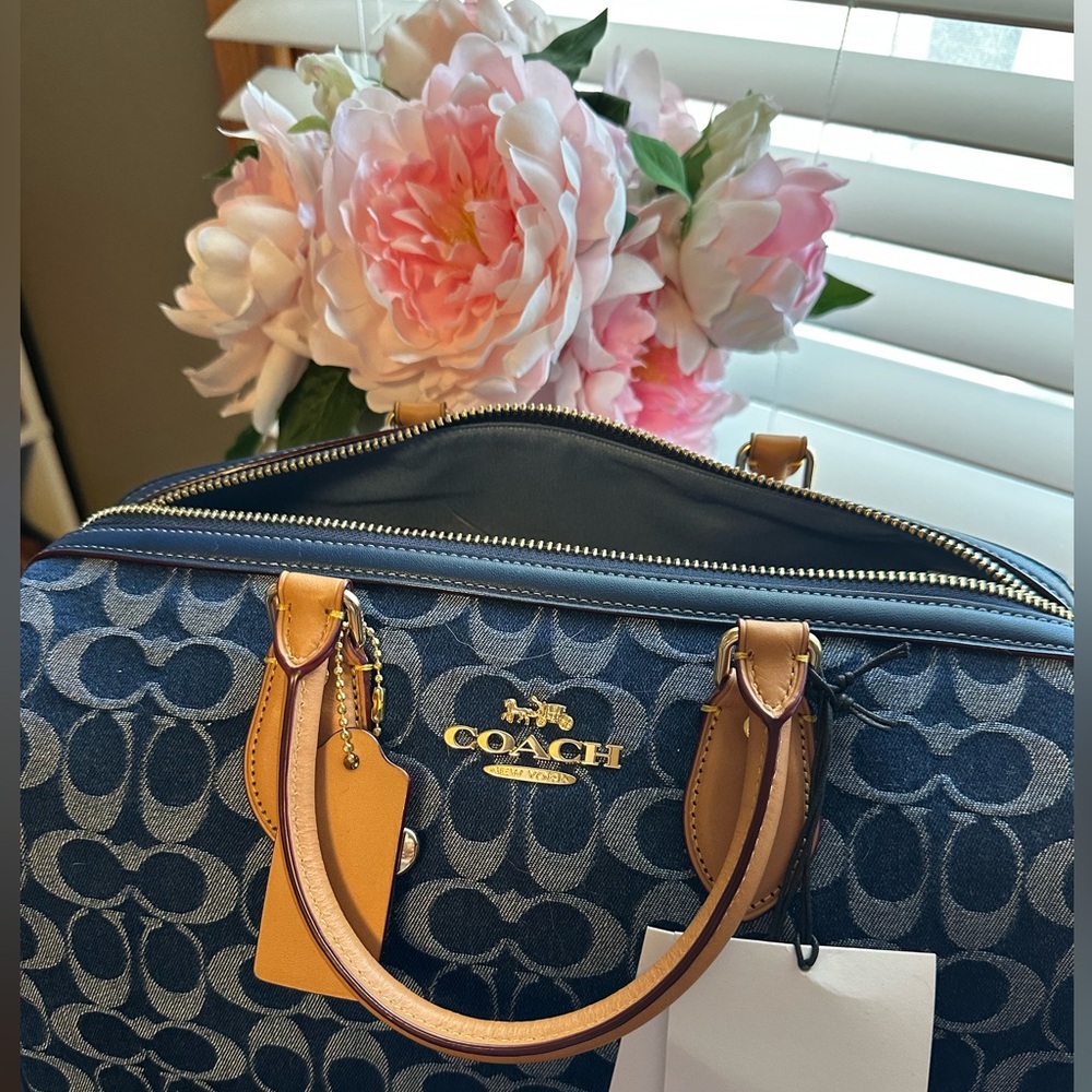 Rowan Large Satchel Bag In Signature Canvas